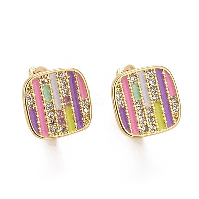 Color Me Happy 18k Gold Plated Stud Hugs