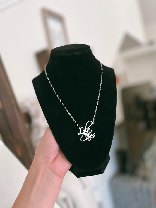 Custom Name Necklace! (check out separately from ready to ship items!) *multiple color + font choices!