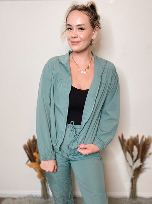 Track Queen Jacket (matching bottoms available)