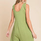Oversized Romper w/ Pockets - Happy Olive